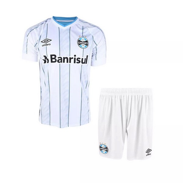 Camiseta Grêmio FBPA Segunda Equipación Niños 2020-2021 Blanco